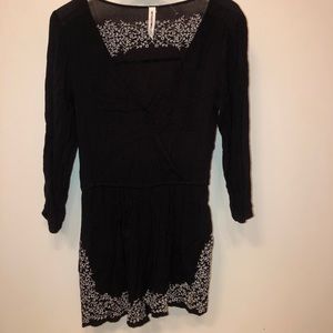 Bethany Mota for Aeropostale Black Romper